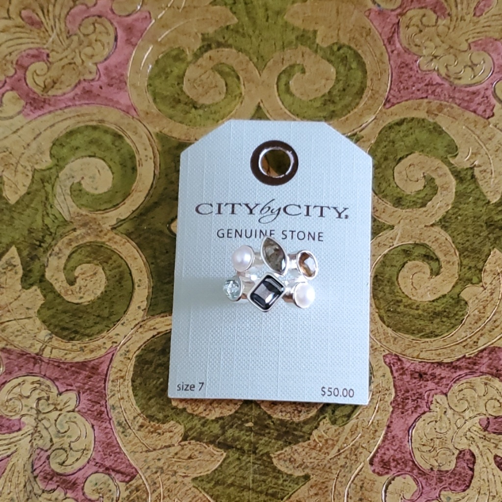 City By City Genuine Stone Ring